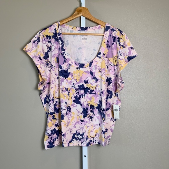 Anthropologie Short-Sleeve Scoop-Neck Tee - Picture 6 of 16